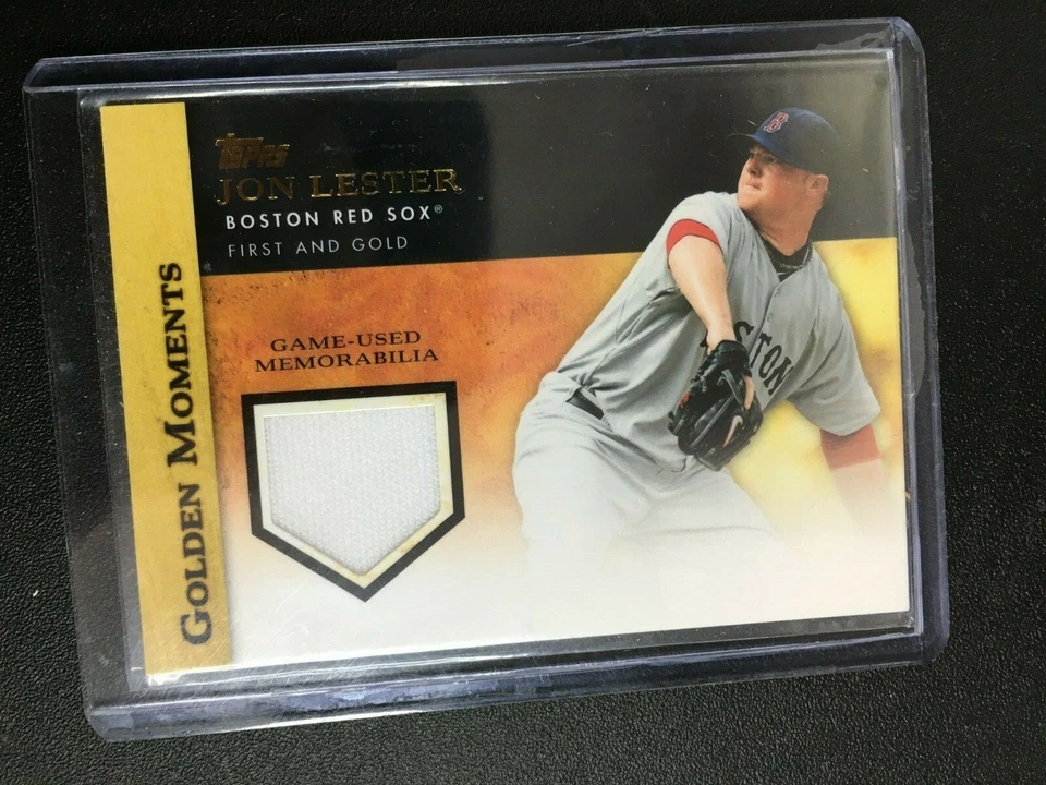 F72424  2012 Topps Golden Moments Relics #JL Jon Lester RED SOX - Image 1 of 1