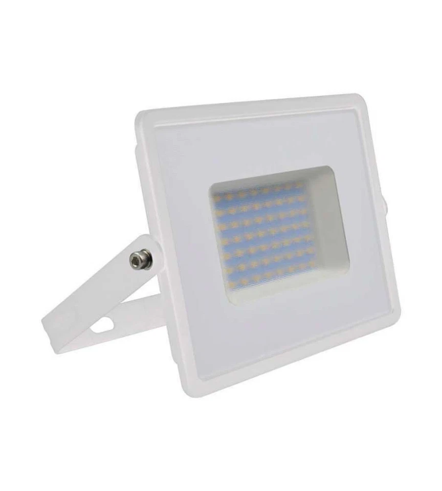 V-TAC VT-4051 Faro LED 50W proiettore E-Series super slim G2 corpo bianco luce b