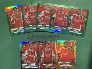 Topps Superstar 2023 Arsenal 8 Rare Fire Ice Uncommon Xhaka Jesus Ödegaard - Bild 1 von 1