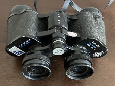 Vintage Swift Binoculars Model 775 1980 Olympic Model 7 X 35 Wide Angle RARE! - Image 1 of 4