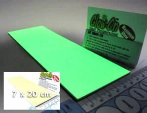 Glow-On 7 x 20 cm Super Glow Folie für Zielfernrohre und Sicherheitsmarkierungen - Bild 1 von 9