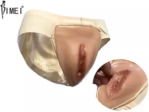 BIMEI Hombres Silicona Puntera de Camello Falsa Vagina Pantalones Calzoncillos Ocultar Gaff - Imagen 1 de 19