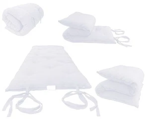 White Traditional Japanese/Thai Floor Rolling Futon Mattresses 3 x 27 x 80 - Picture 1 of 3