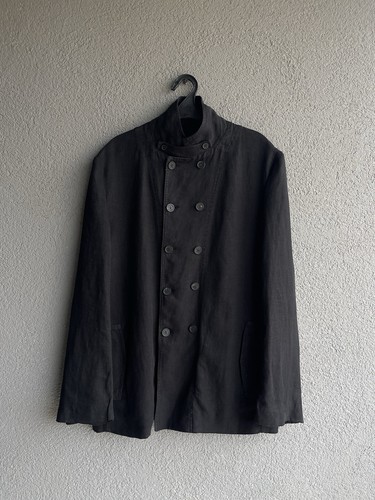 Givenchy Paris rara giacca di lino doppio davanti uomo taglia 50