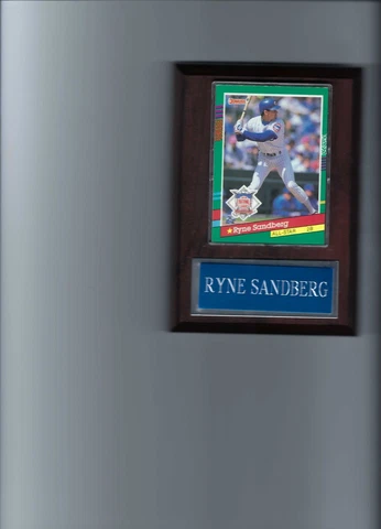 RYNE SANDBERG PLAQUE BASEBALL CHICAGO CUBS MLB   C2 Cover