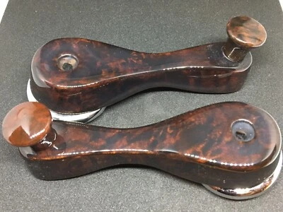 CLASSIC MINI - Enrollador de ventana de puerta NOGAL REBABA, par, S9042 / WPA9042X / MSA0194 Foto 1 de 4