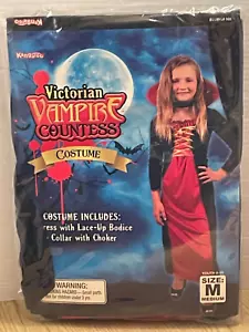 Kangaroo Victorian Vampire Countess Halloween Costume Youth Age 8-10 Sz Medium - Picture 1 of 2