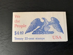 US Stsmps SC# BK162 We the People 22c Bklt of 20 MNH 1987 - Picture 1 of 3