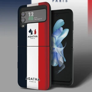 Agatha Paris Magnetic Door Bumper Case for Galaxy Z Flip4 Z Flip3 - Picture 1 of 22