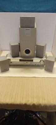 Panasonic SA-HT75 Home Theater System 5 Disc DVD Cd,5 Speaker,Subwoofer,Remote - Image 1 of 4