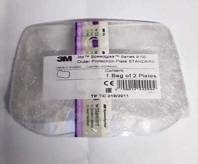 3M SPEEDGLAS 526000 ESTÁNDAR 9100FX, V, X, XX XX XXi G5-01 PAQUETE DE 2 PLACAS EXTERIORES - Imagen 1 de 2