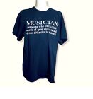 Musician Definition Dictionary T-Shirt Gift Band Funny Tee Shirt Size Large