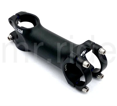 Answer XCM Bicycle Bike Stem 100mm x 31.8 ±6° Black for tube 28.6mm(1-1/8") - Image 1 of 4