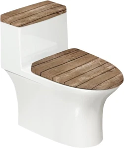 Toilet Tank Lid Cover & Toilet Seat Lid Cover with Elastic Bottom Toilet Covers - Picture 1 of 12
