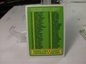 1983 Topps Football #395 - Checklist: 133-264 83-094 - Picture 1 of 2