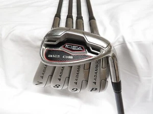 Used Adams Idea a12 OS Iron Set 7-PW,GW Adams Idea a12 OS Regular Graphite R - Picture 1 of 9