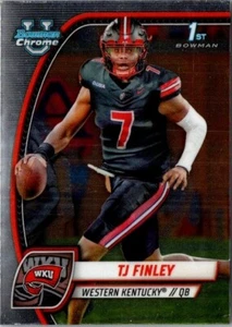 2024 BOWMAN CHROME U #191 TJ FINLEY WESTERN KENTUCKY - Picture 1 of 2