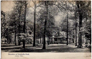 CARTOLINA Bellezze di Nimisilla Park Canton Ohio vecchia vintage 0224 - Foto 1 di 2