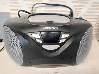 Antigo Audiovox Modelo CD1831 Sistema Portátil Rádio AM FM Rádio CD e Cassete  - Imagem 1 de 4