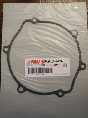 Junta da tampa do cárter Yamaha YZ250F WR250F 2001-2013 FABRICANTE DE EQUIPAMENTO ORIGINAL 5PA-15463-00 - Imagem 1 de 4