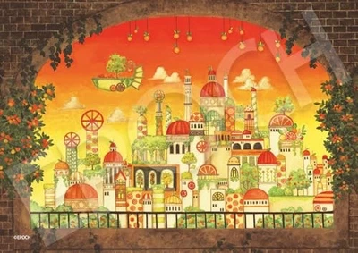 Quebra-cabeça EPOCH 108 peças ilustração/arte por Noriko Nishimura &quotOrange - Imagem 1 de 4