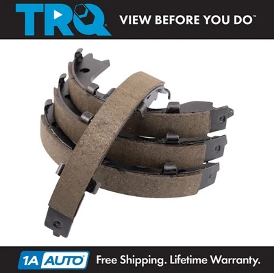 TRQ Parking Brake Shoe Set Fits 2002-2016 INFINITI 2002-2021 Nissan - Image 1 of 4