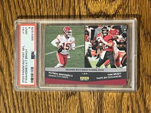 2020 Panini Instant NFL #141 Patrick Mahomes II / Tom Brady PSA 9 - Bild 1 von 2
