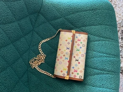 Cartera Internacional Louis Vuitton Takashi Murakami Vintage 2003 Porte Trésor Foto 1 de 3