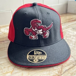 Vintage Y2K Toronto Raptors 7 5/8 New Era Mütze 5950 Pro Modell NBA Wolle Uni Logo - Bild 1 von 23
