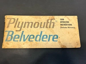 1965 Plymouth Belvedere / Satellite Owners Manual, Operating Instructions - Picture 1 of 5