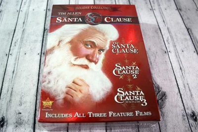 The Santa Clause 3-Movie Holiday Collection (3-Disc DVD Set, 2008) Tim Allen - Image 1 of 4