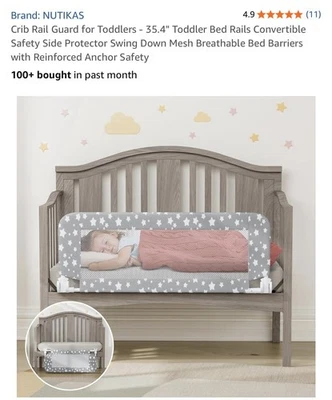 Toddler Bed Rails - Image 1 of 4
