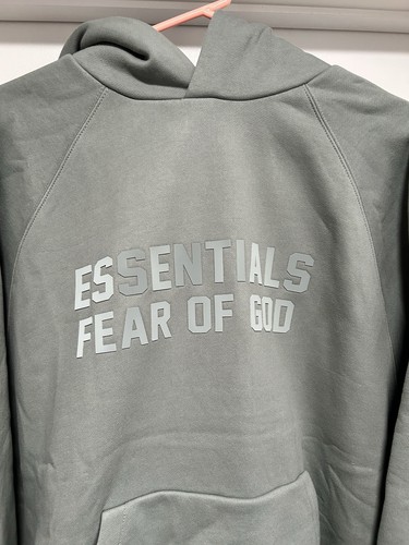 Felpa con cappuccio Essentials Fear of God Sycamore nuova. Taglia Large