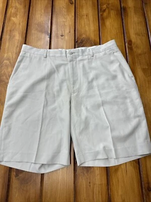 Pantalones Cortos Alan River Para Hombres 38 Tostados Golf Frente Plano Ligeros Exterior Caqui Chino Foto 1 de 4