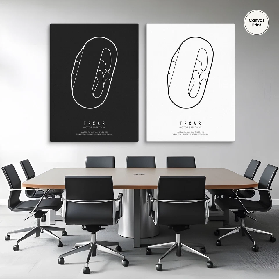 Texas Motor Speedway, Nascar Racetrack, Nascar Wall Art, Racetrack Wall Art - Image 1 of 1