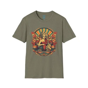 Vintage-Inspired Graphic T-Shirt, Casual Wear, Gift for Him/Her, Unique Tee - Picture 1 of 11