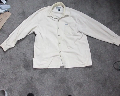 Camisa Quicksilver Para Hombre Mediana Marrón Agua Salada Denim Pana Hipster Foto 1 de 4