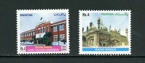 J517 Pakistán 2004 Cadete College, Mezquita Bhong 2v.    MNH - Imagen 1 de 1