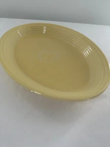 BEAUTIFUL 1998 FIESTA - HOMER LAUGHLIN OVAL PLATTER YELLOW 14" - Picture 1 of 7
