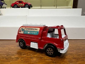 Vintage 70s80s Diecast Tootsietoy "Toughs" Chemical Fire Truck 1/43 USA - Picture 1 of 3