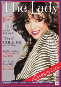 JOAN COLLINS - LINDA HAMILTON - British  Magazine THE LADY  March 2010  C#10 - Bild 1 von 2