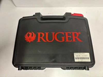 Ruger-357 Carry Case Pistol Firearm Hard Plastic Storage With Lock - Image 1 of 4