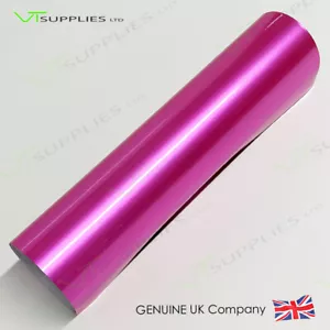 Película de vinilo metálico rosa caramelo para automóvil (sin burbujas de aire) todos los tamaños de vehículos - Imagen 1 de 5