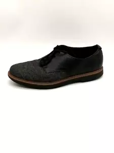 Clarks Oxfords Womens Raisie Bloom Black Gray 10 Walking Shoes Leather Tweed - Picture 1 of 10