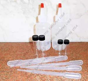 2 Snuffer Bottles 2+2 Vials, 5 Suction Tweezers GOLD Prospecting Tools BEST DEAL - Picture 1 of 2