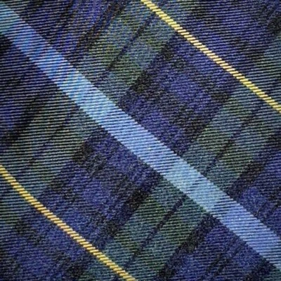 MERONA Target Blue Green Tartan Plaid Classic Collegiate Preppy Silk Tie - Изображение 1 из 4