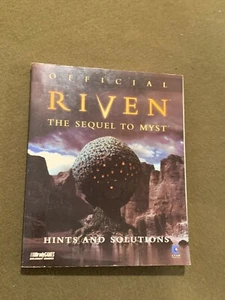 Official Riven Sequel to Myst Official Video Game Strategy Guide Softback Book - Picture 1 of 2