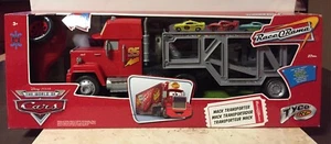 Disney Pixar Cars THE WORLD OF CARS Race O Rama MACK TRANSPORTER TYCO R/C 27 Mhz - Picture 1 of 11