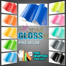 Premium Gloss Glossy Vinyl Wrap Car Vehicle Sticker Decal Film Air Bubble Free