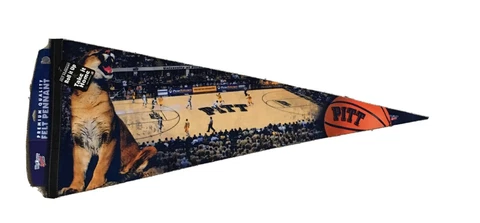 University of Pittsburgh Panthers NCAA Basketball Premium 17" X 40" Felt Pennant Cover